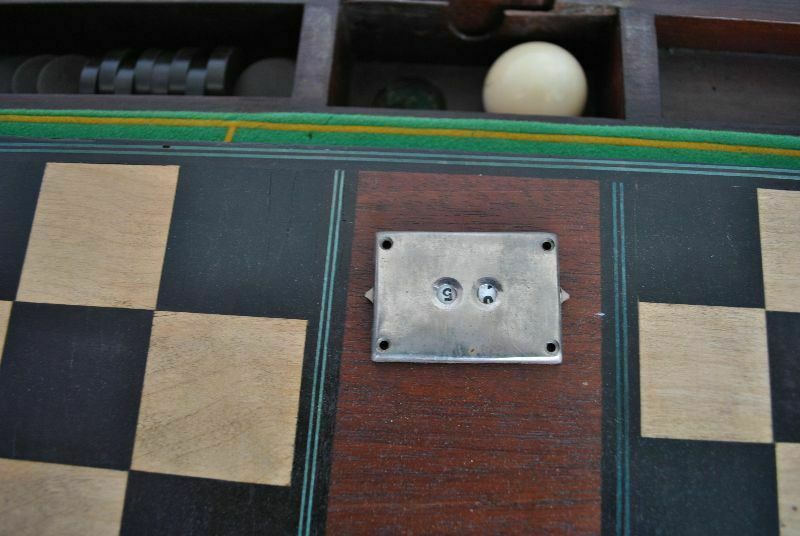 Furniture Louis XVI Style Games Table And Roulette In 19th Century Mahogany photo