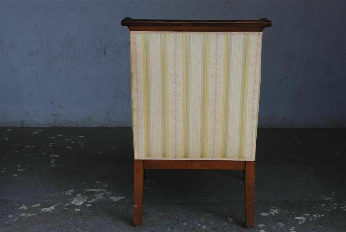 Furniture 19th Century English Style Mahogany Shepherdess Armchairs (Pair) photo