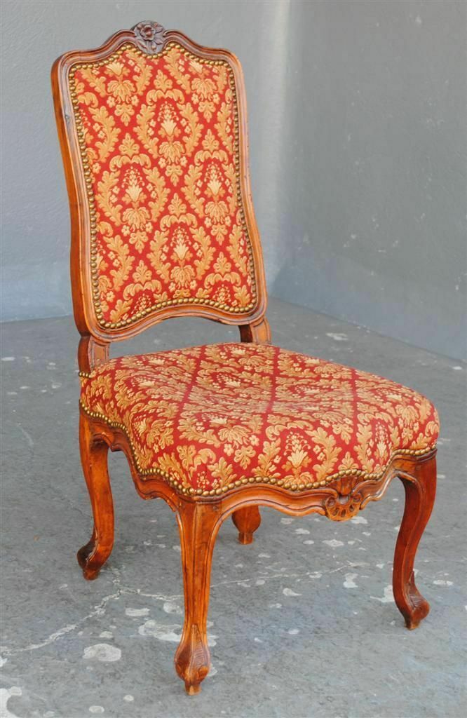 Louis XV Low Chair In Walnut From The 18th Century photo furniture