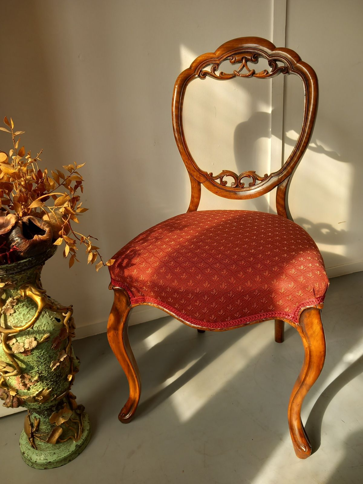 Dining Chair, 1800s, Walnut, Antique