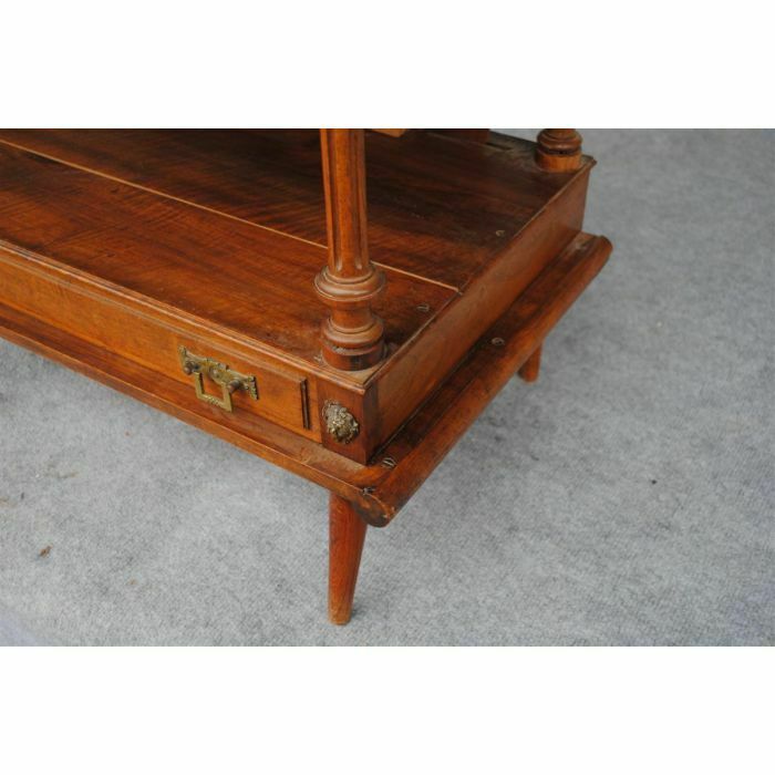 photo furniture 1900 Period Partition Locker In Walnut