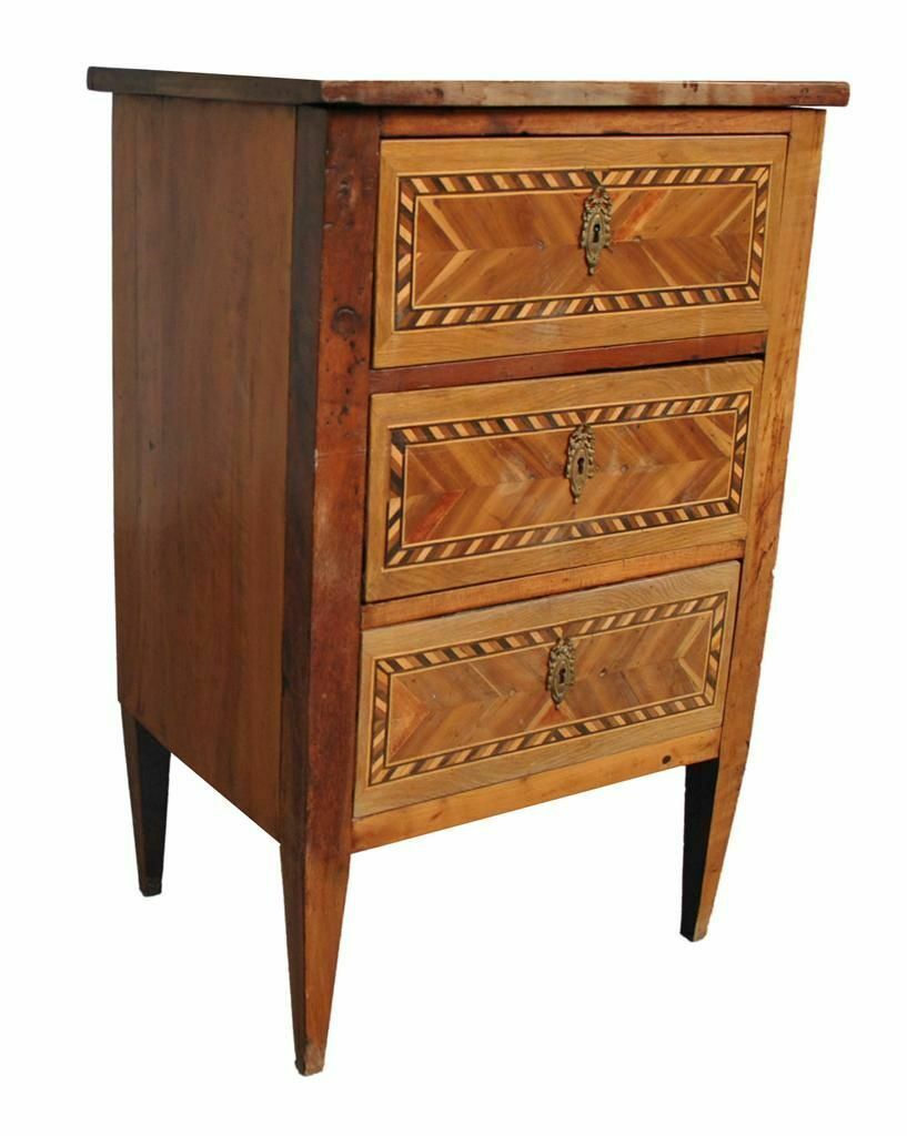Italian Fruit Wood Chest Of Drawers photo for sale