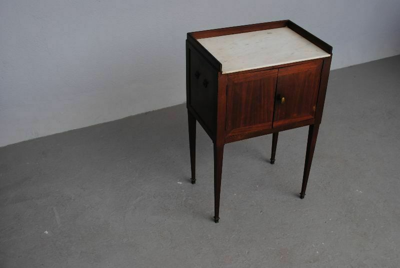 Late 18th Century Mahogany Bedside Table photo furniture