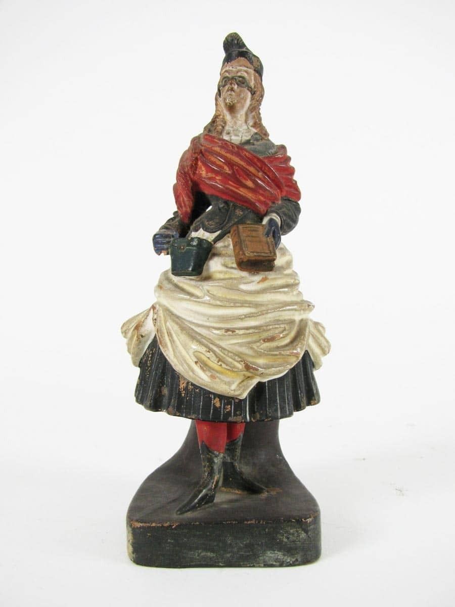 Pair Of Terracotta Sculptures Pen Holders From The Early Twentieth Century photo Home Decor