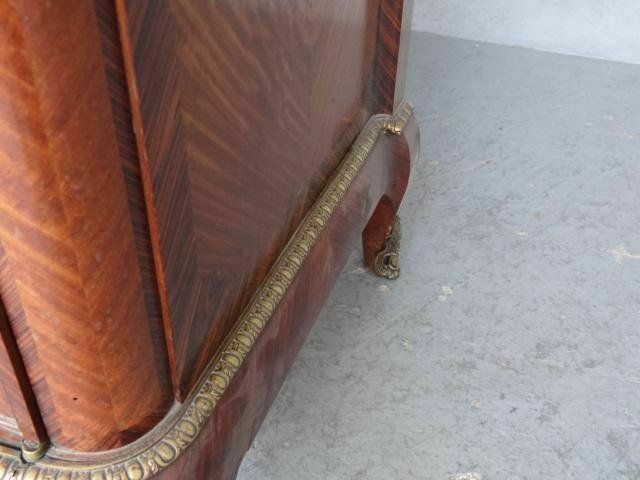 photo furniture Mahogany Cabinet In Louis XVI Style, Gilded Bronze