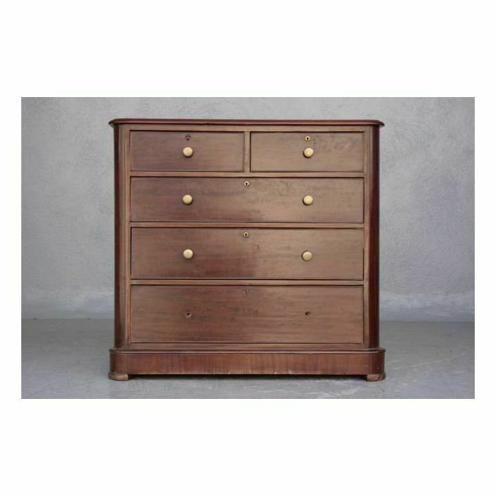 Navy Chest Of Drawers From The 1900s Mahogany photo 1460.0