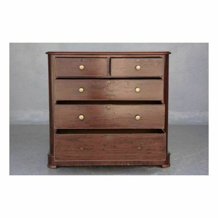 Navy Chest Of Drawers From The 1900s Mahogany photo buy