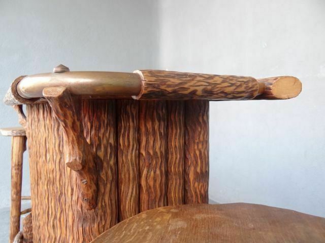 Bar Style Raw Wood Mountain Chalet 1970 photo for sale
