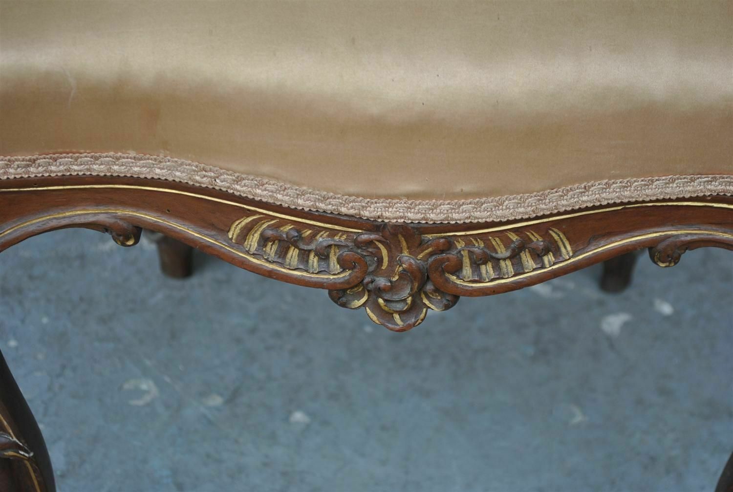 Furniture Louis XV Style Chairs In Late 19th Century Walnut (Set Of 6) photo