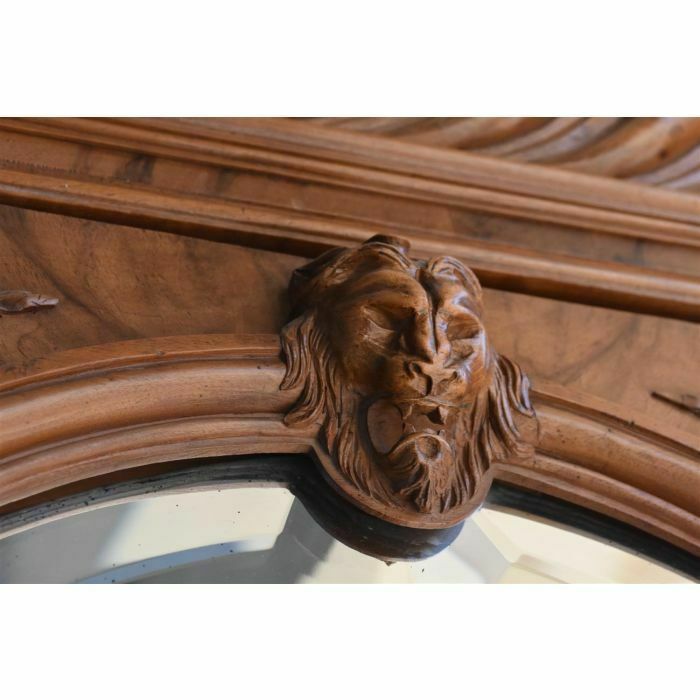 Walnut Cabinet Renaissance Style French Work From The Late 19th Century photo for sale