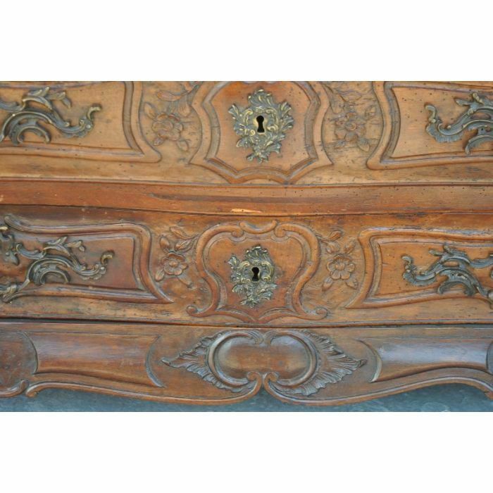 photo for sale 18th Century Walnut Tomb Chest Of Drawers