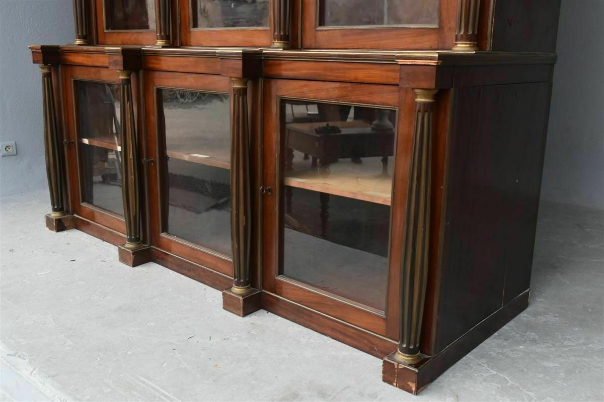 Louis XVI Style Mahogany Bookcase, 19th Century photo 11992.0