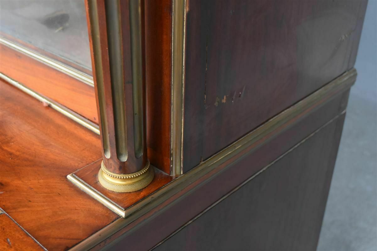photo furniture Louis XVI Style Mahogany Bookcase, 19th Century