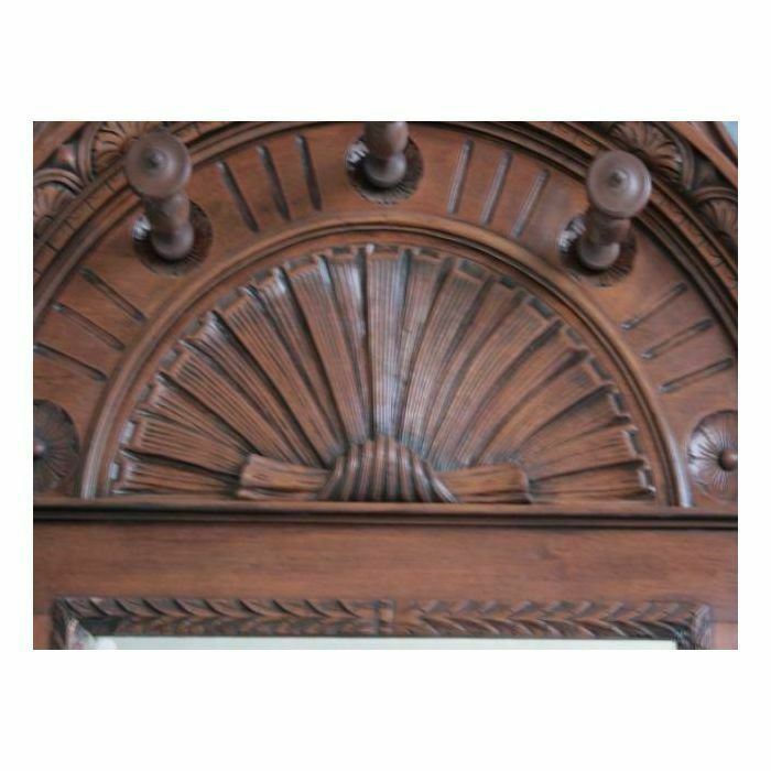 photo for sale Renaissance Style Walnut Coat Rack 1900
