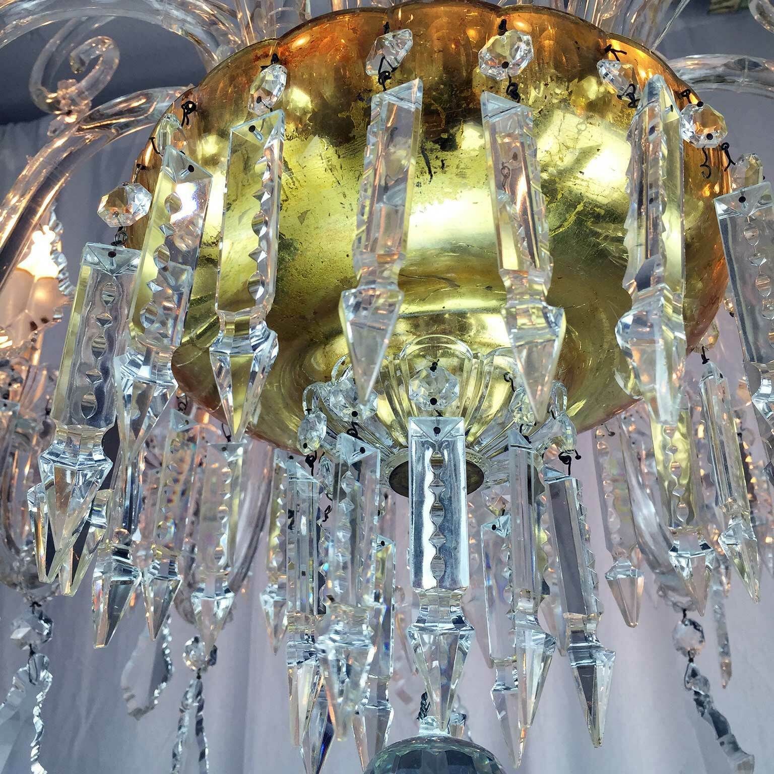 Antique Bohemia Crystal Chandelier 12 Arms photo buy