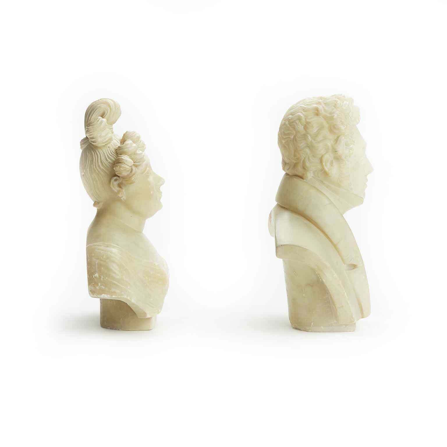 Giuseppe Benassai Pair Of Busts 1834 Livorno photo furniture