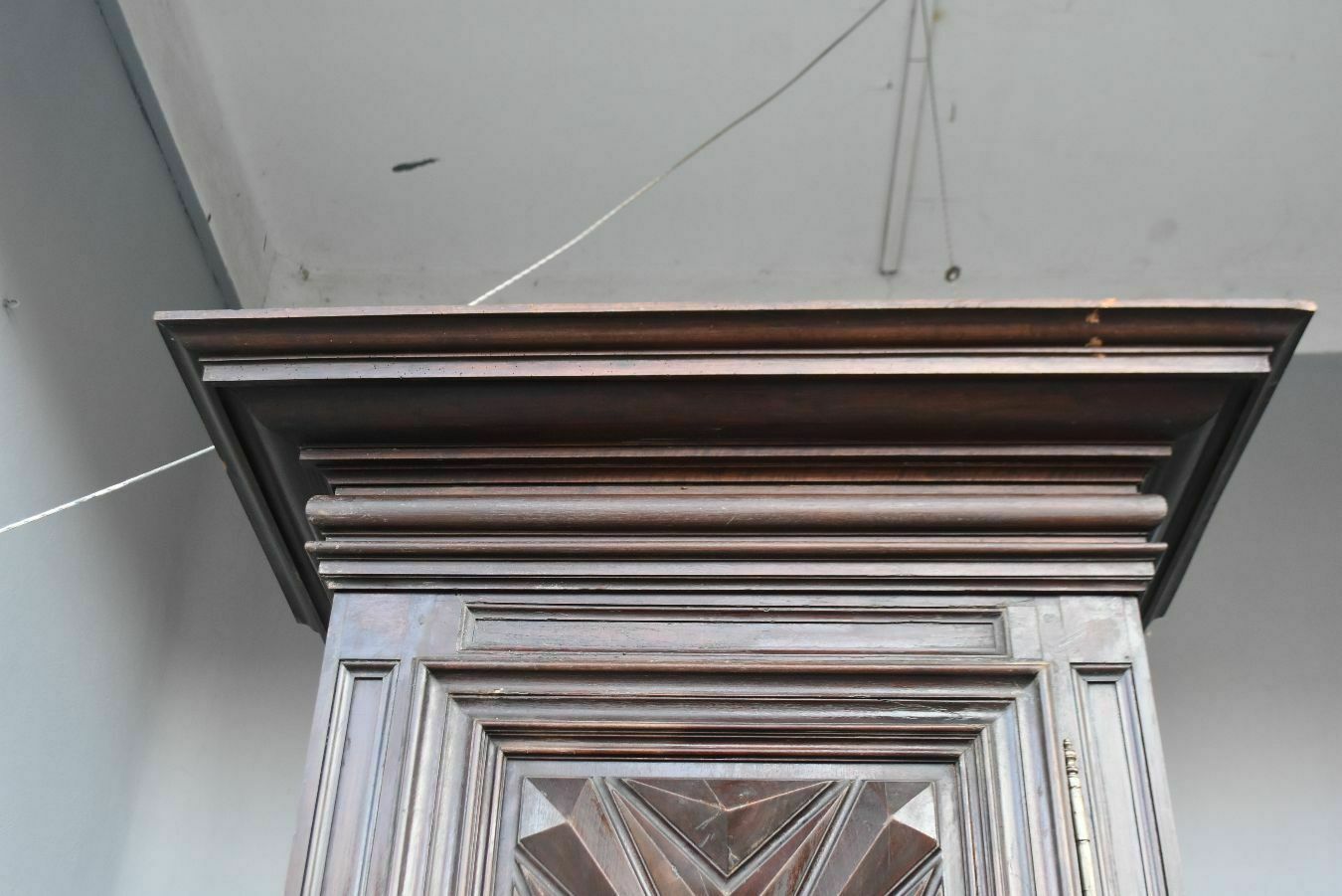Furniture Louis XIII Walnut Bonnetress XVIII photo
