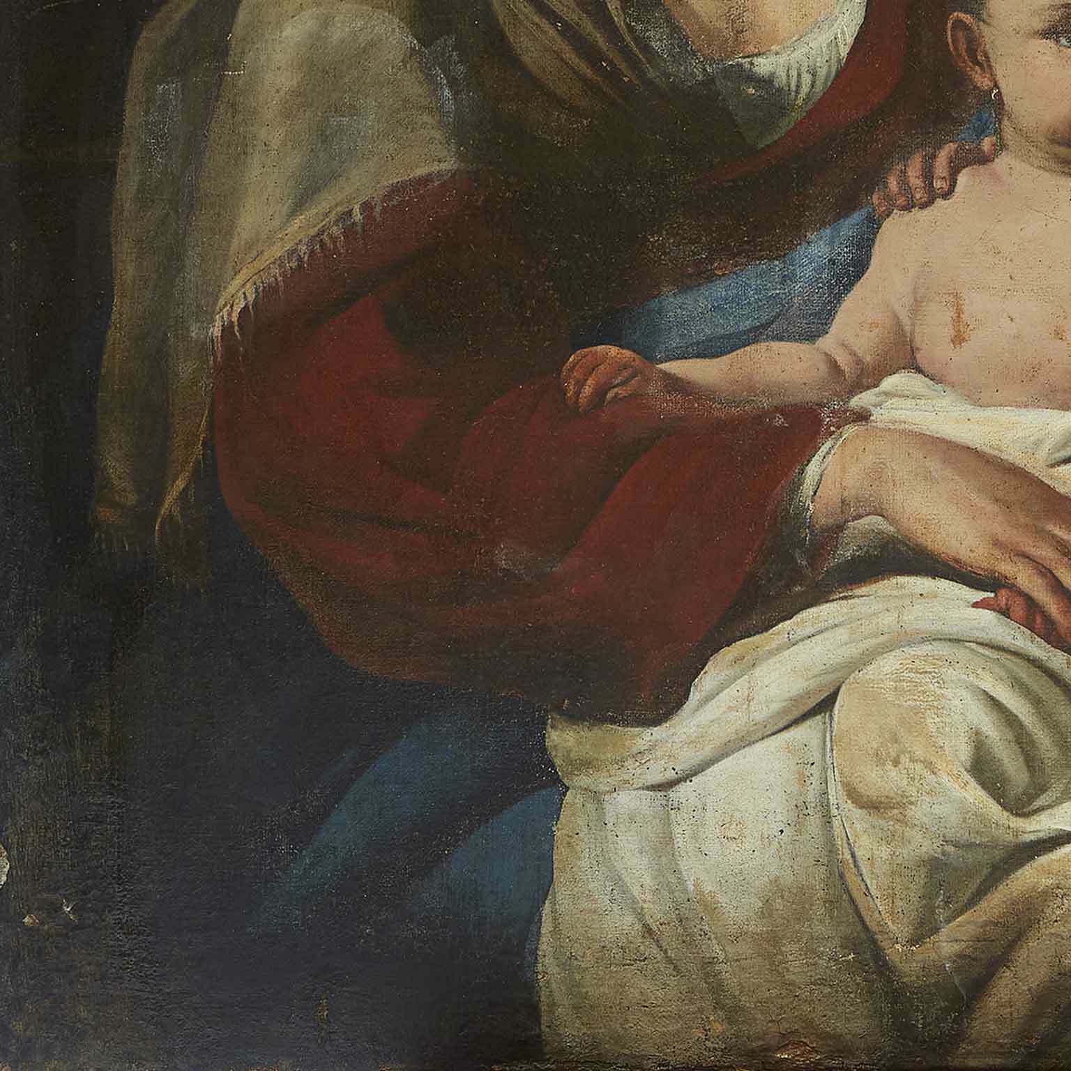 Madonna With Child And Saint John 1600 photo Art