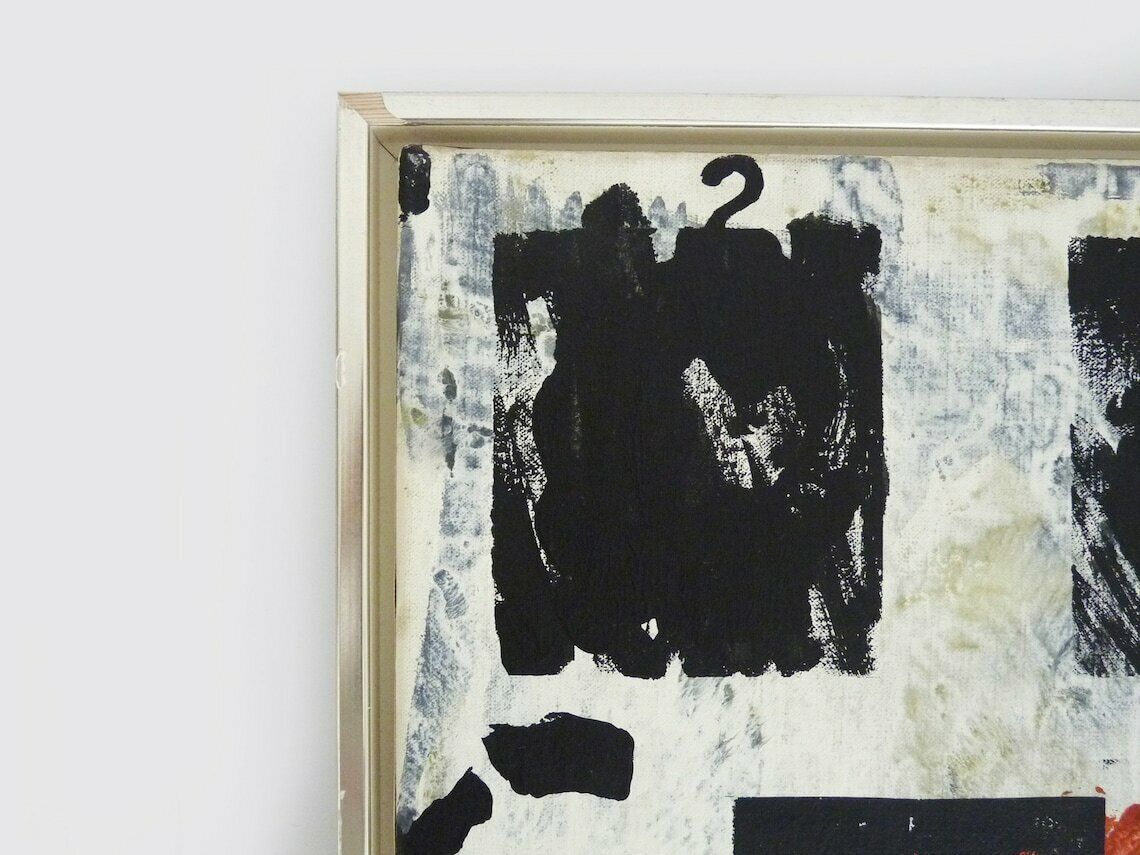 Huile sur toile Bent Karl Jacobsen (1934 2004). 1995 photo vinterior