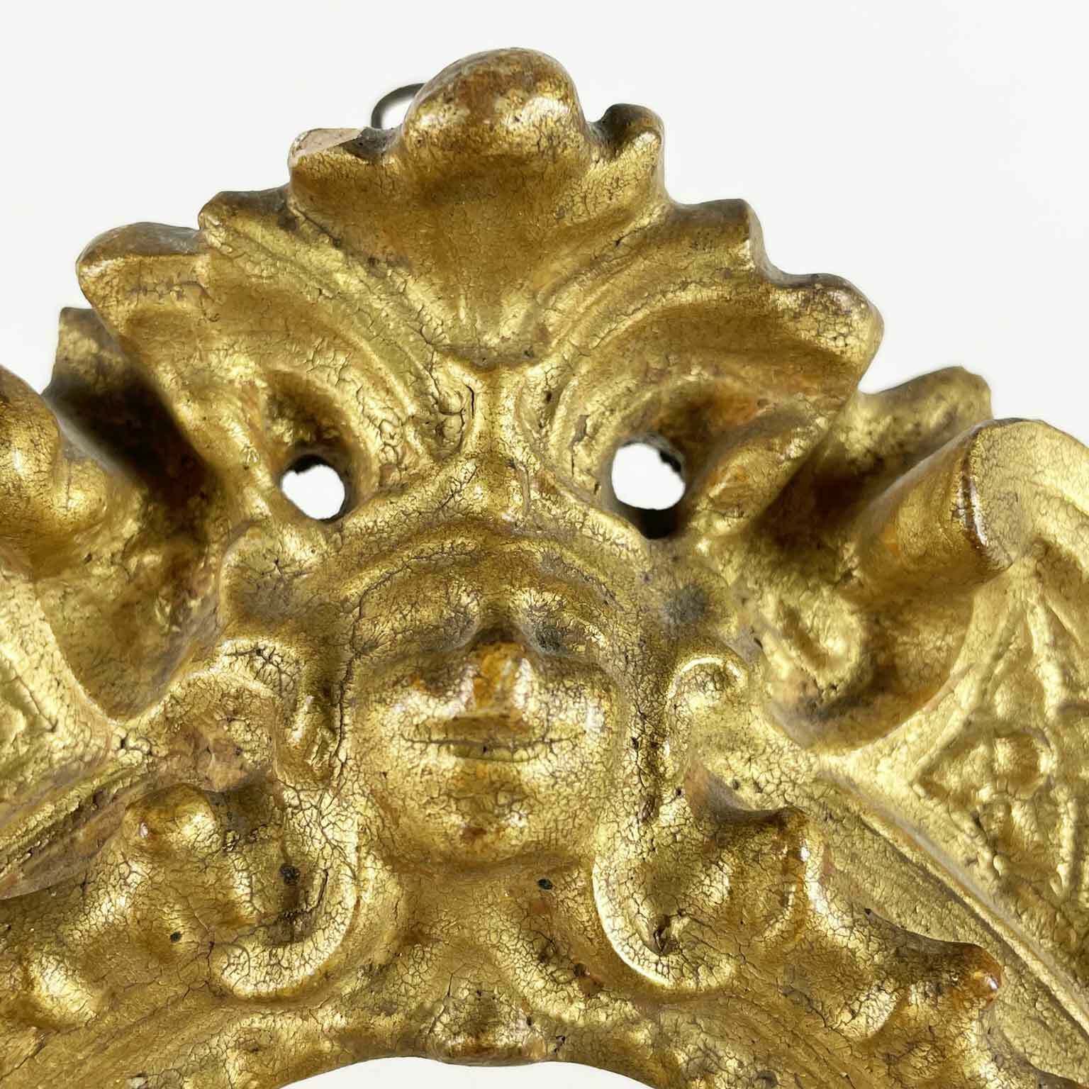 Pair Of Roman Golden Terracotta Frames From The 1700s photo buy
