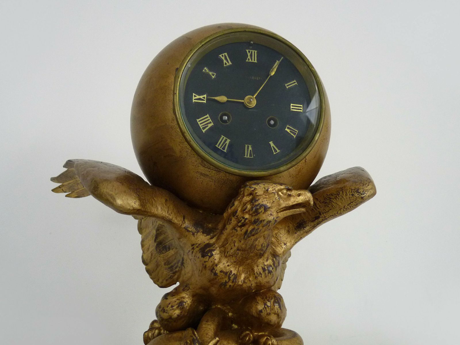 Pendule à l'aigle Dufaud Paris, sculpteur J. Gautier photo furniture
