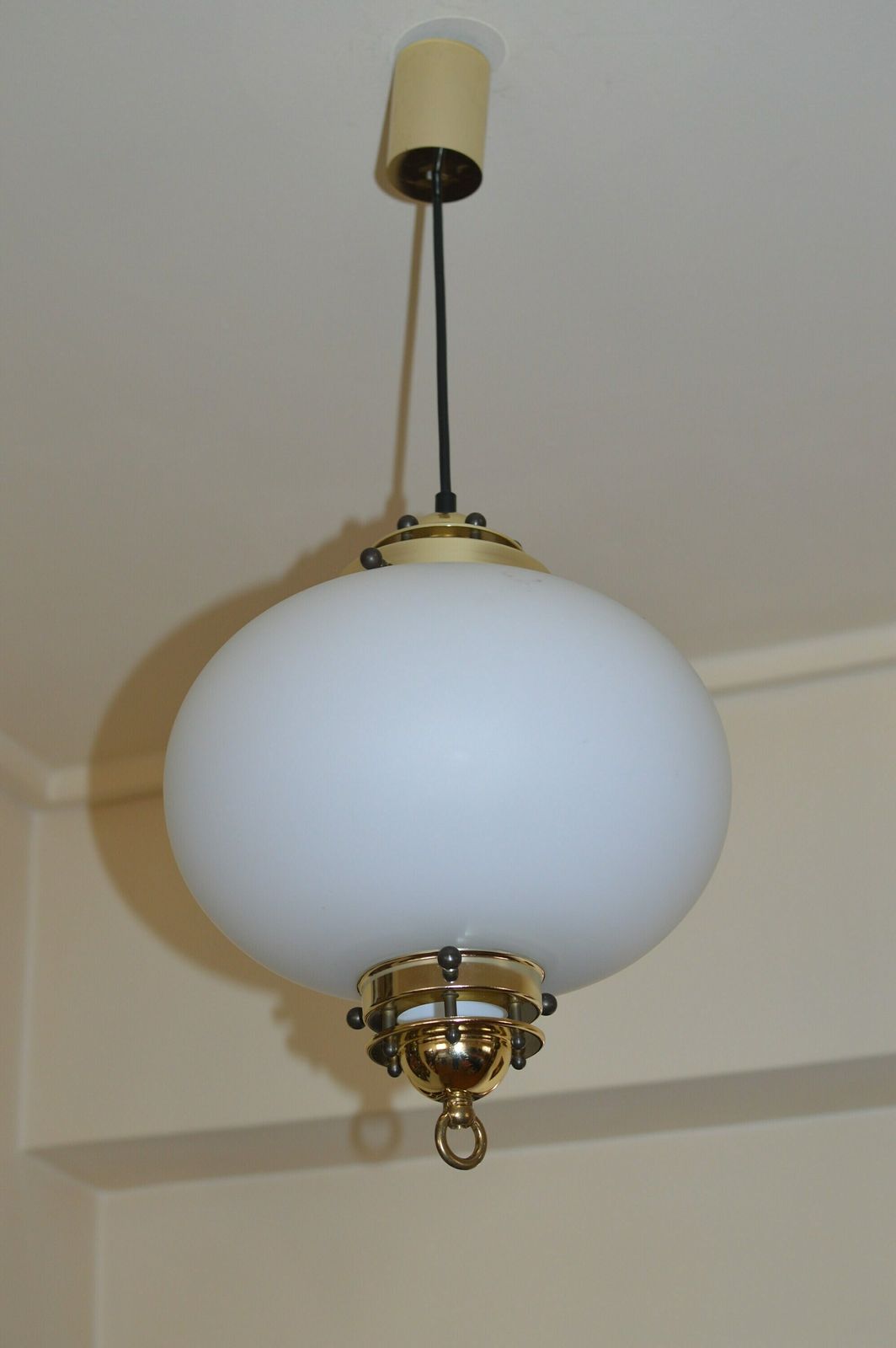 Doria Glass Pendant Lamp   Germany Space Age   1970svintage Lamp Space Age Mid Century photo furniture