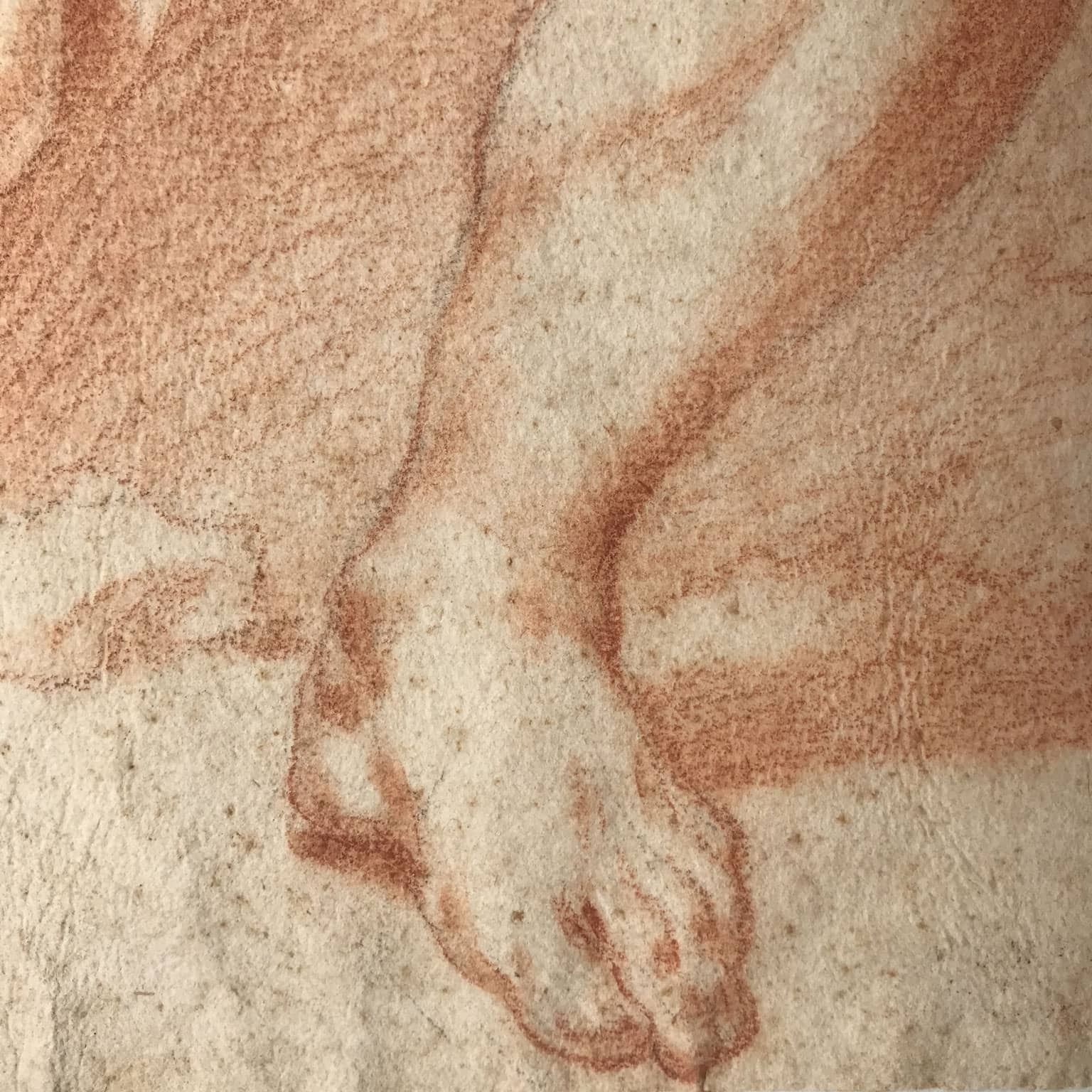 photo buy Pair Of Sanguine Drawings With Nude Studies