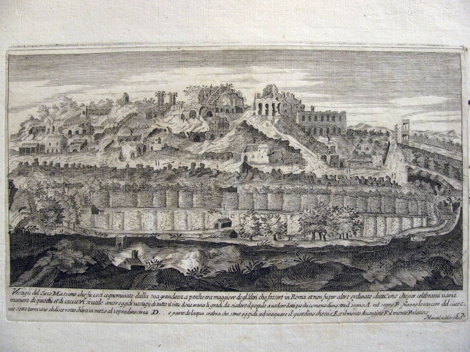 Sadeler Circus Maximus, 1600s, Antique