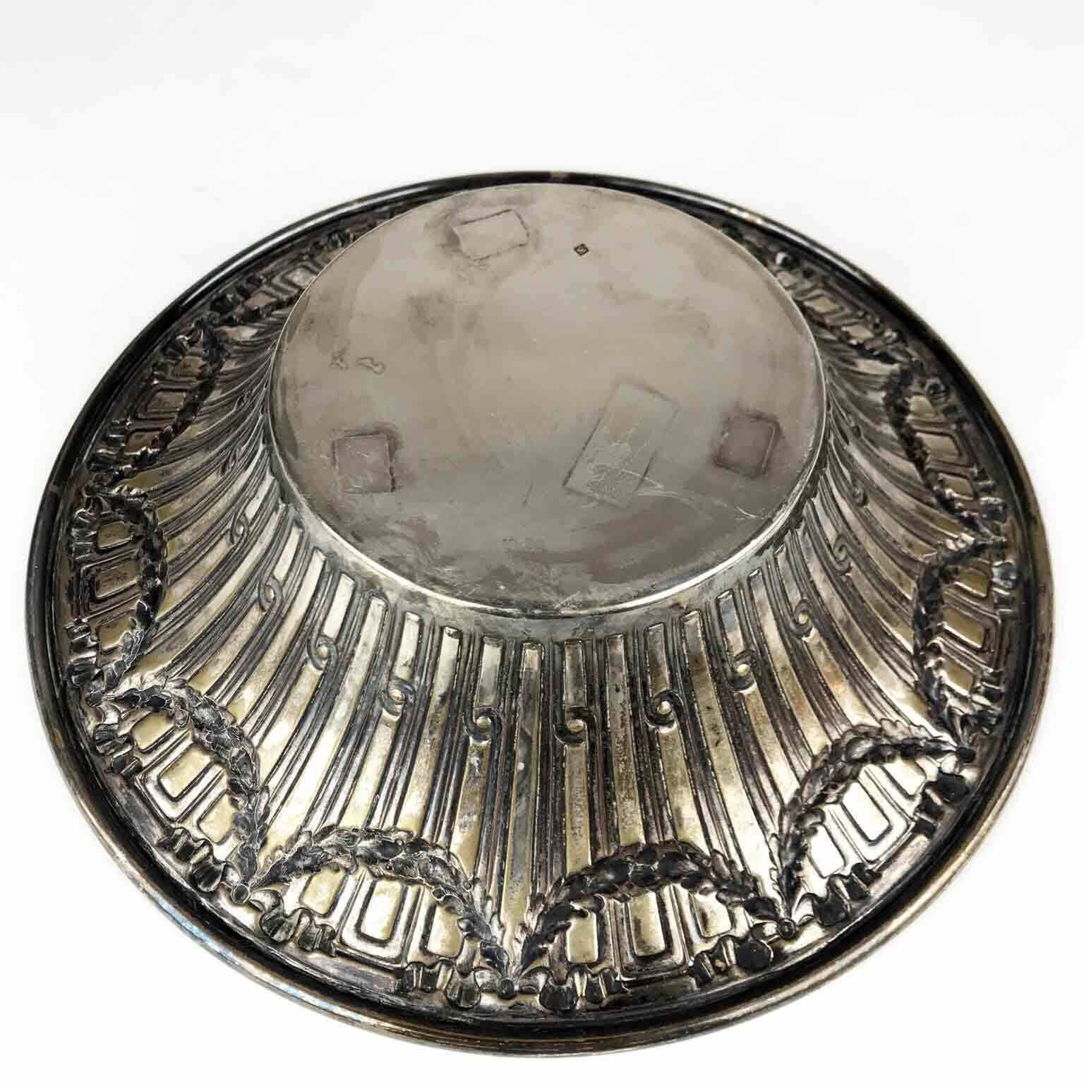 Centerpiece In Embossed Silver Plated photo furniture