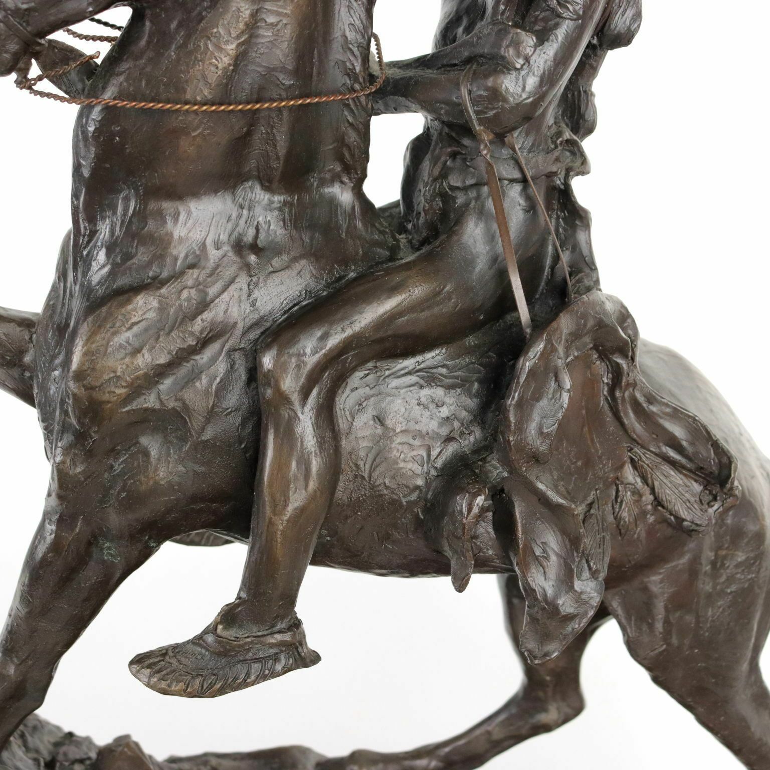 Ancient Sculpture The Triumph Copy From F. Remington '900 Bronze photo 2250.0