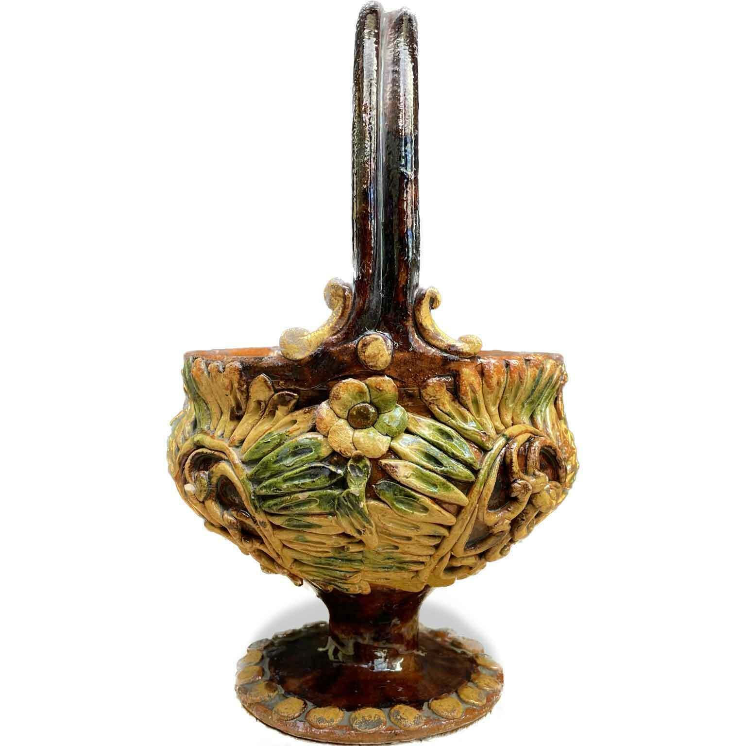 Bracere With Handle In Val Di Chiana 1800 Ceramic photo Home Decor
