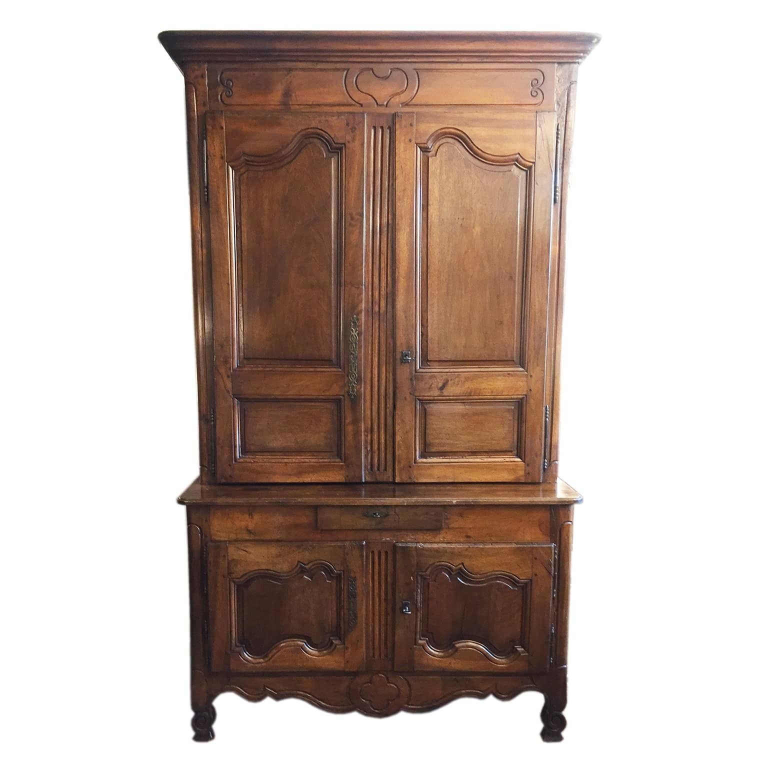 Antique Louis XV Sideboard In Walnut With Stand photo furniture