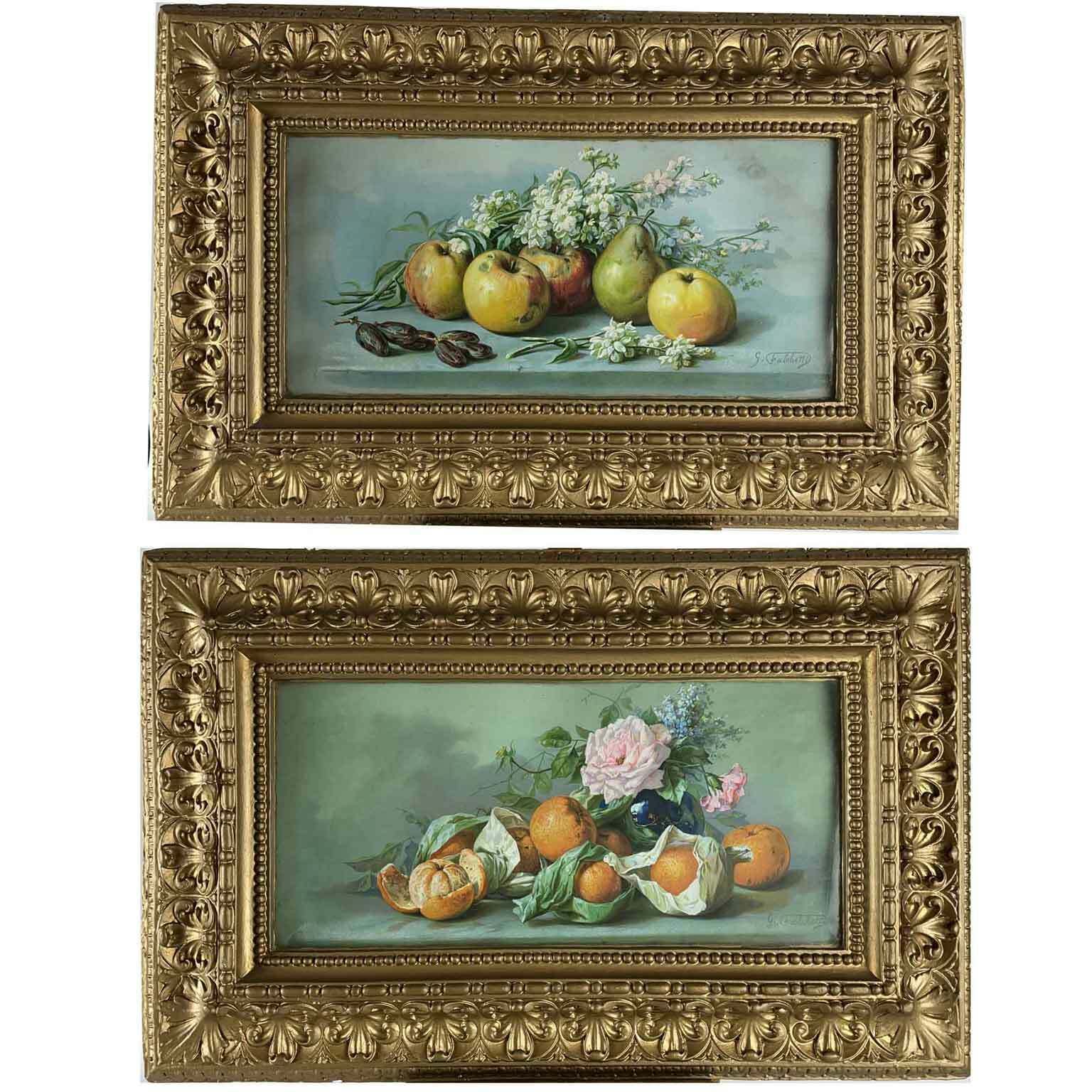Pair Of Lithographs By Giuseppe Falchetti From The Early Twentieth Century