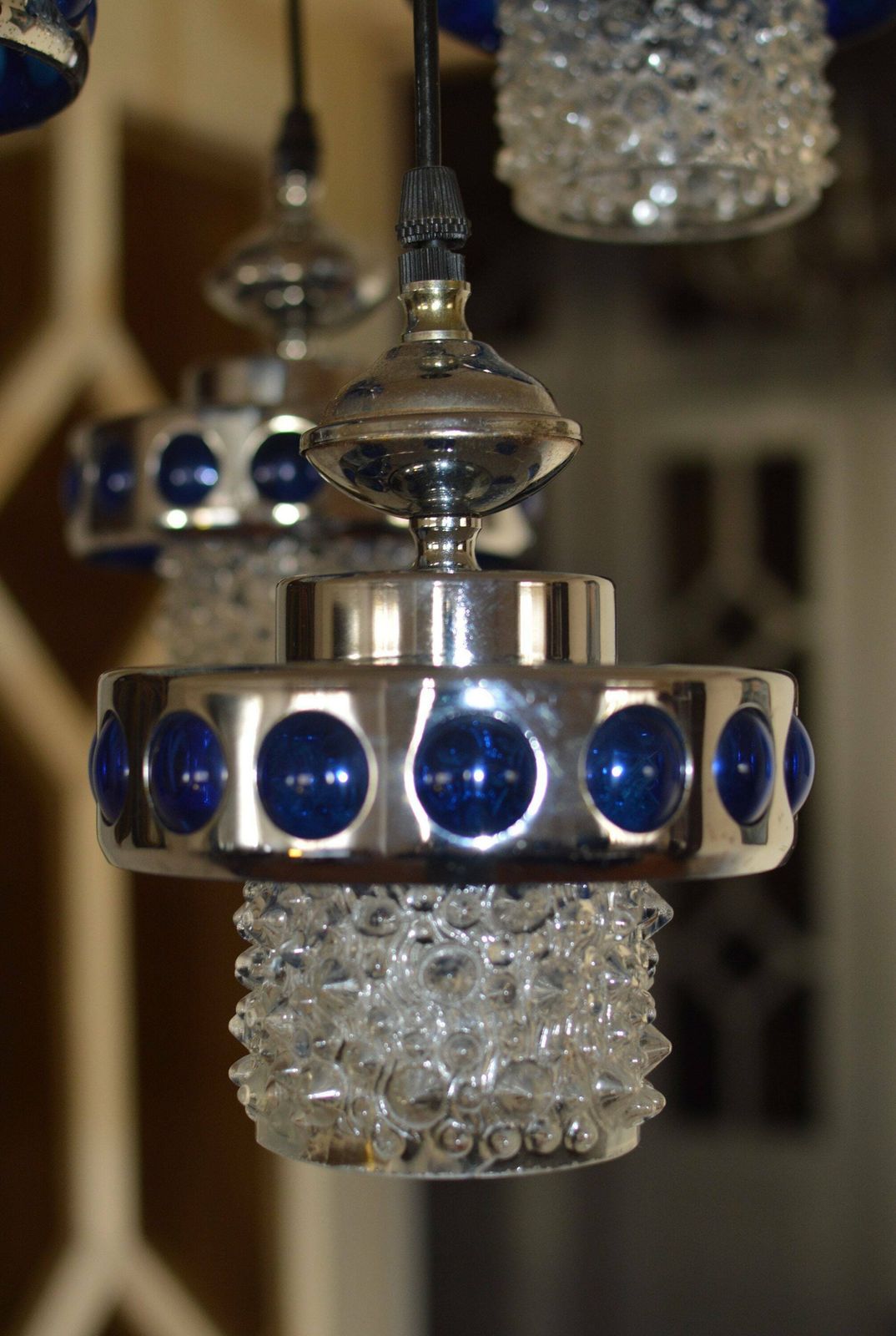 Lamp Mid Century Space Age Cascade Sputnik Chandelier . 1970. Original photo buy