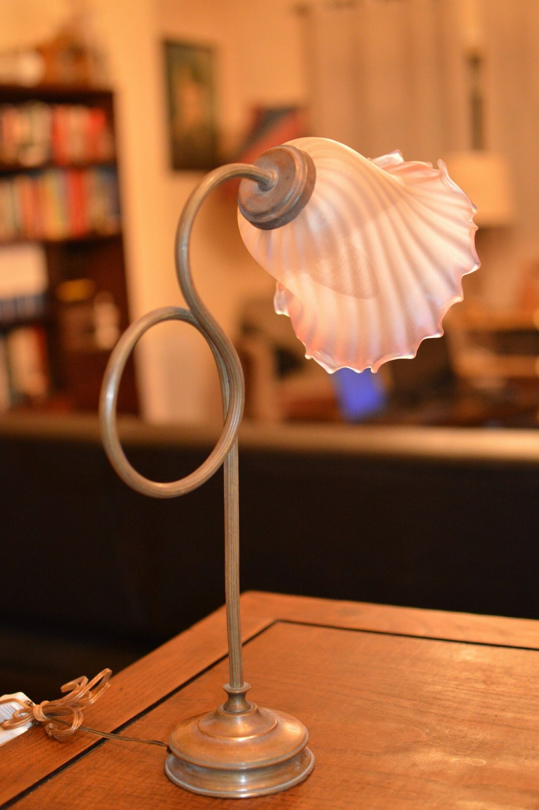 photo for sale Pair Of Vintage Art Nouveau Table Lamp. Art Deco Table Lamp
