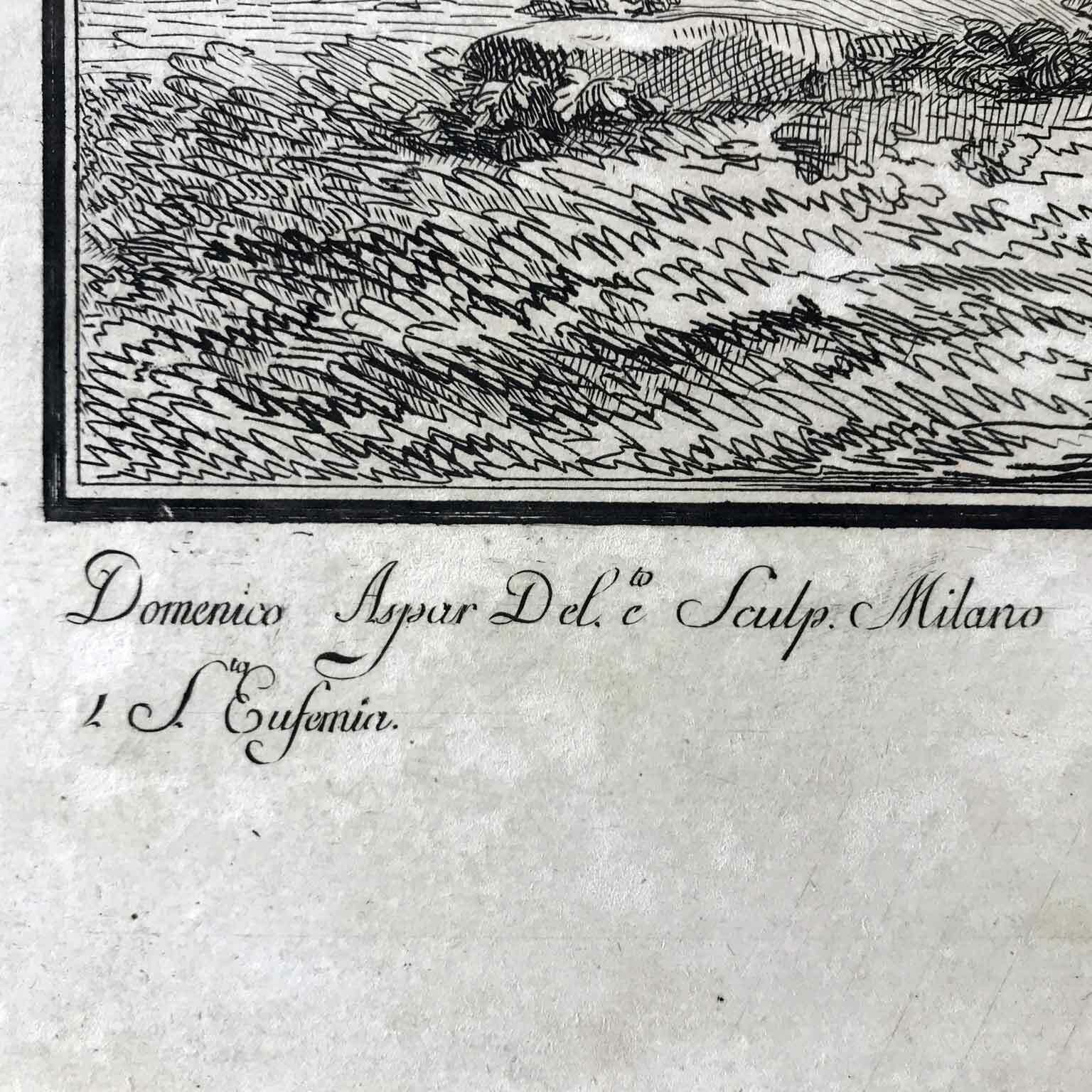 1553.0 Domenico Aspari San Paolo Delle Nuns Milan 1788 photo