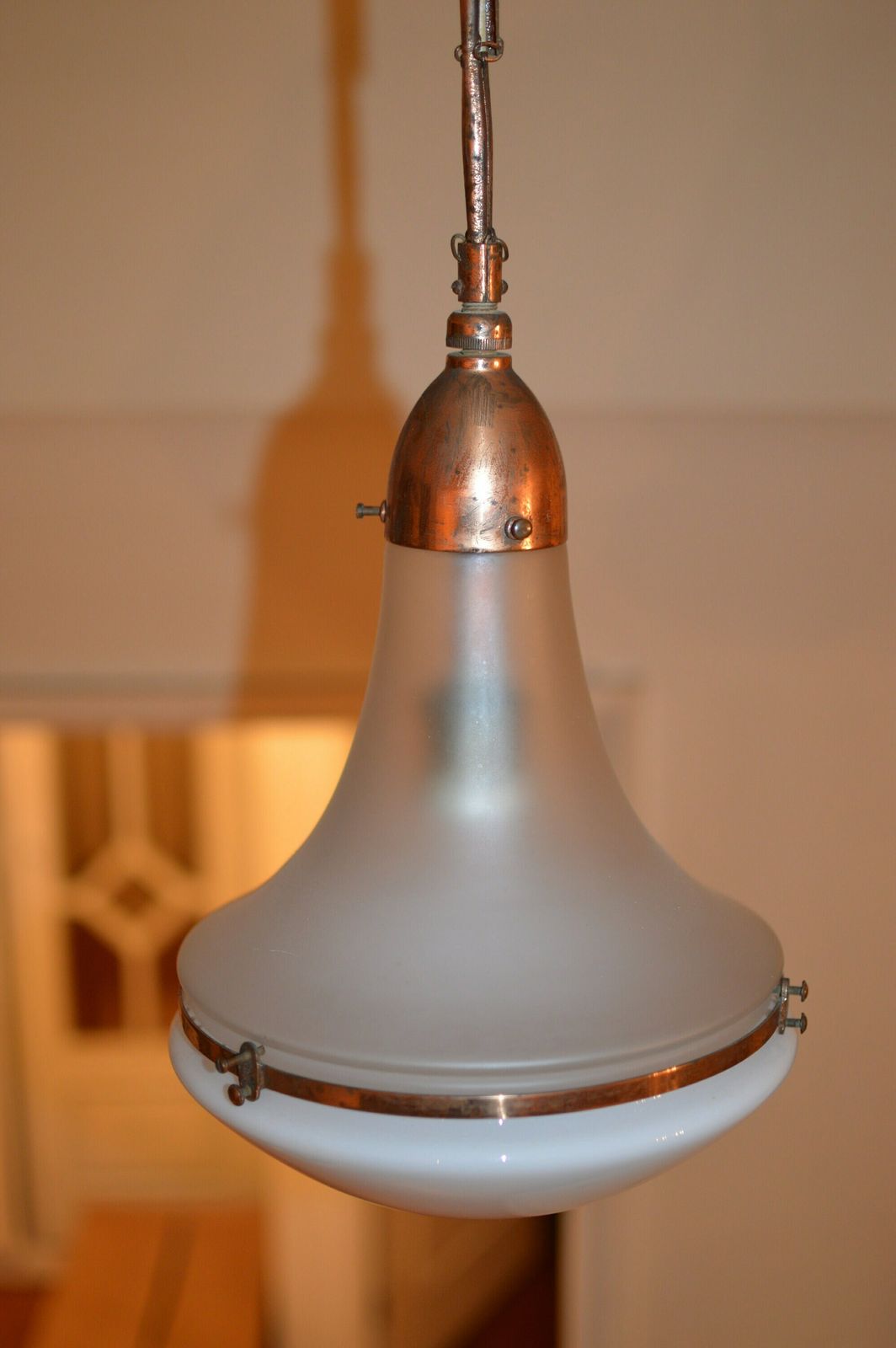 Luzette Pendant Light By Peter Behrens For Siemens Circa 1920s photo Lighting