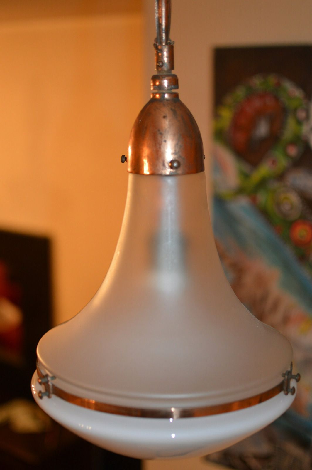 Luzette Pendant Light By Peter Behrens For Siemens Circa 1920s photo buy