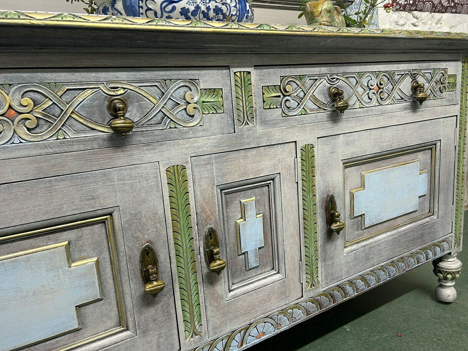Antique Indian Sideboard, 1920s photo Furniture