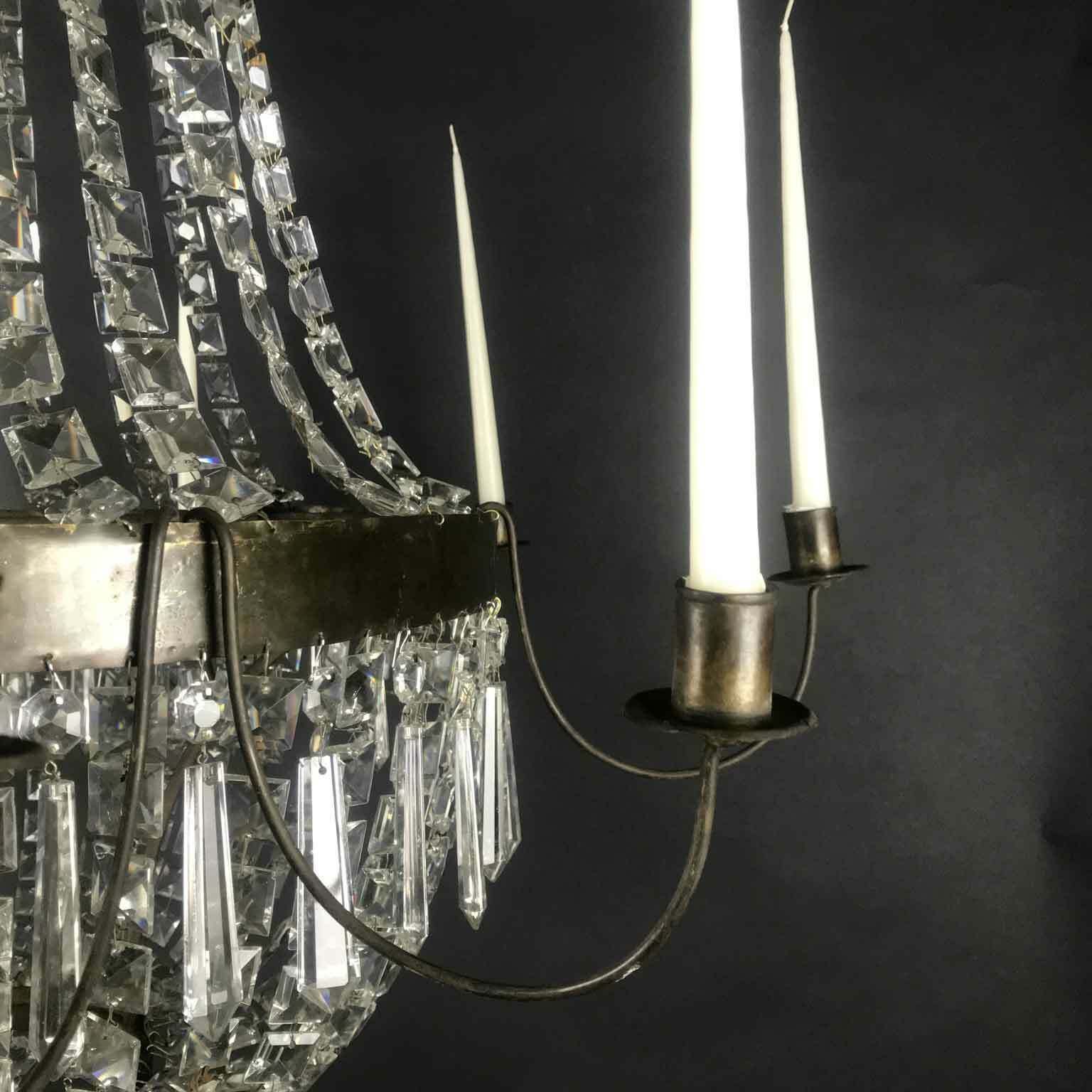 Empire Style Brass And Crystal Hot Air Balloon Chandelier photo buy