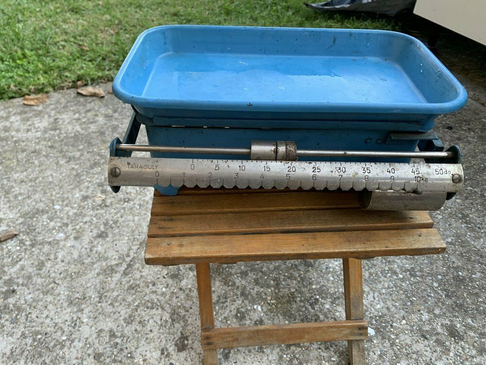 Hungarian Metal Scale, 1950s, Vintage photo Home Decor