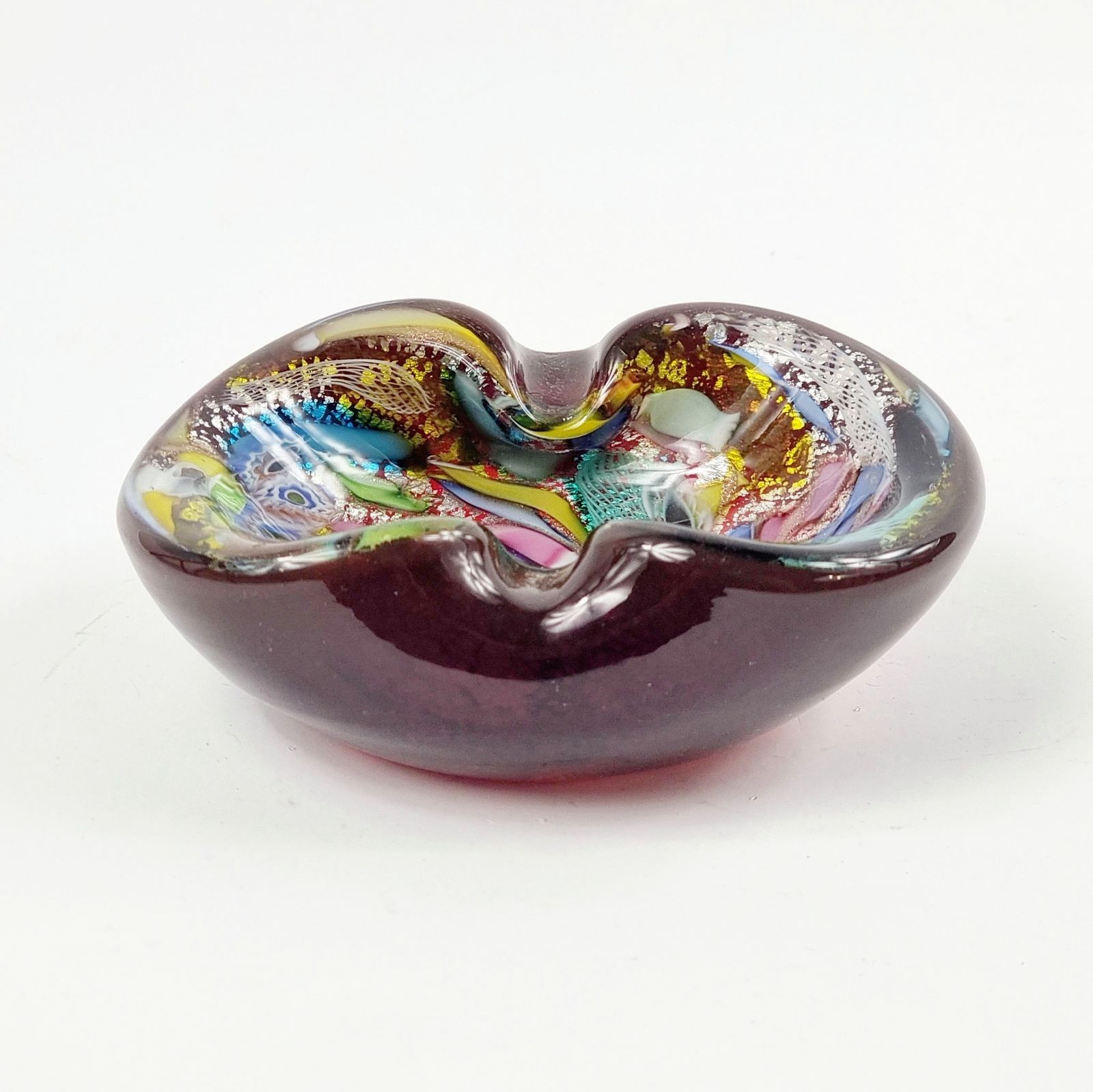 Tutti Frutti Murano Glazen Asbak Van Dino Martens Voor Aureliano Toso, Italië, Jaren 1950 photo for sale