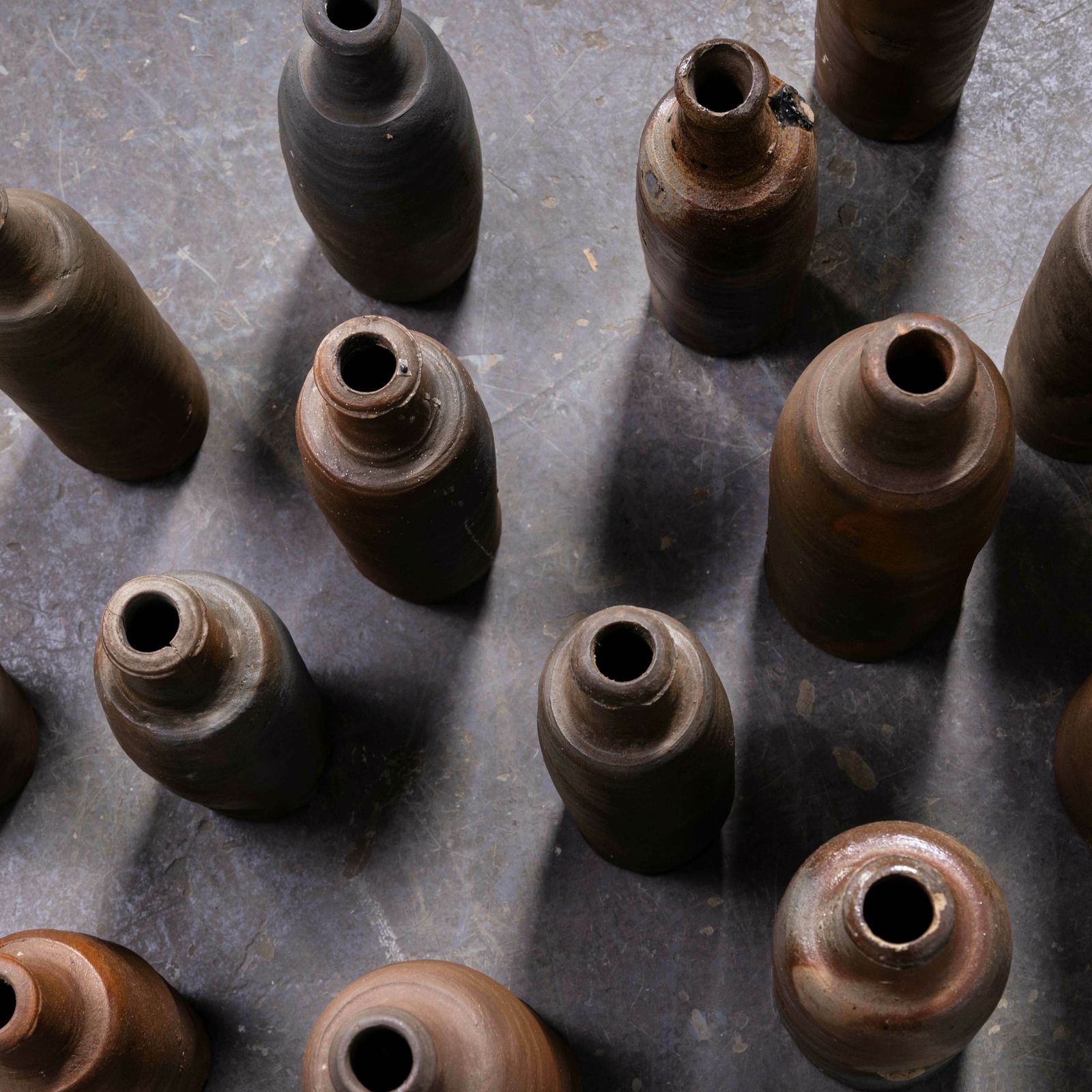 19th Century French Stoneware Bottles photo buy