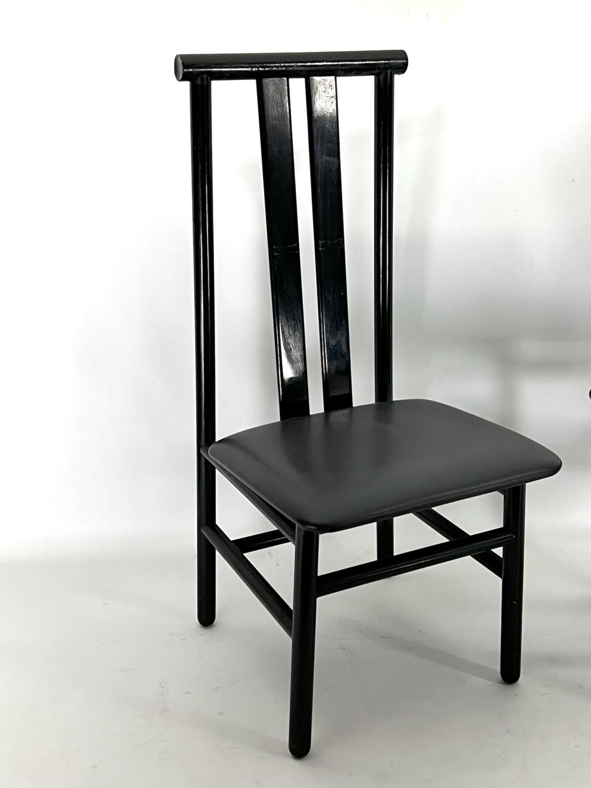 Mid Century Set Of Four Zea Dining Chairs By Annig Sarian For T70. Italy 1980s photo Furniture
