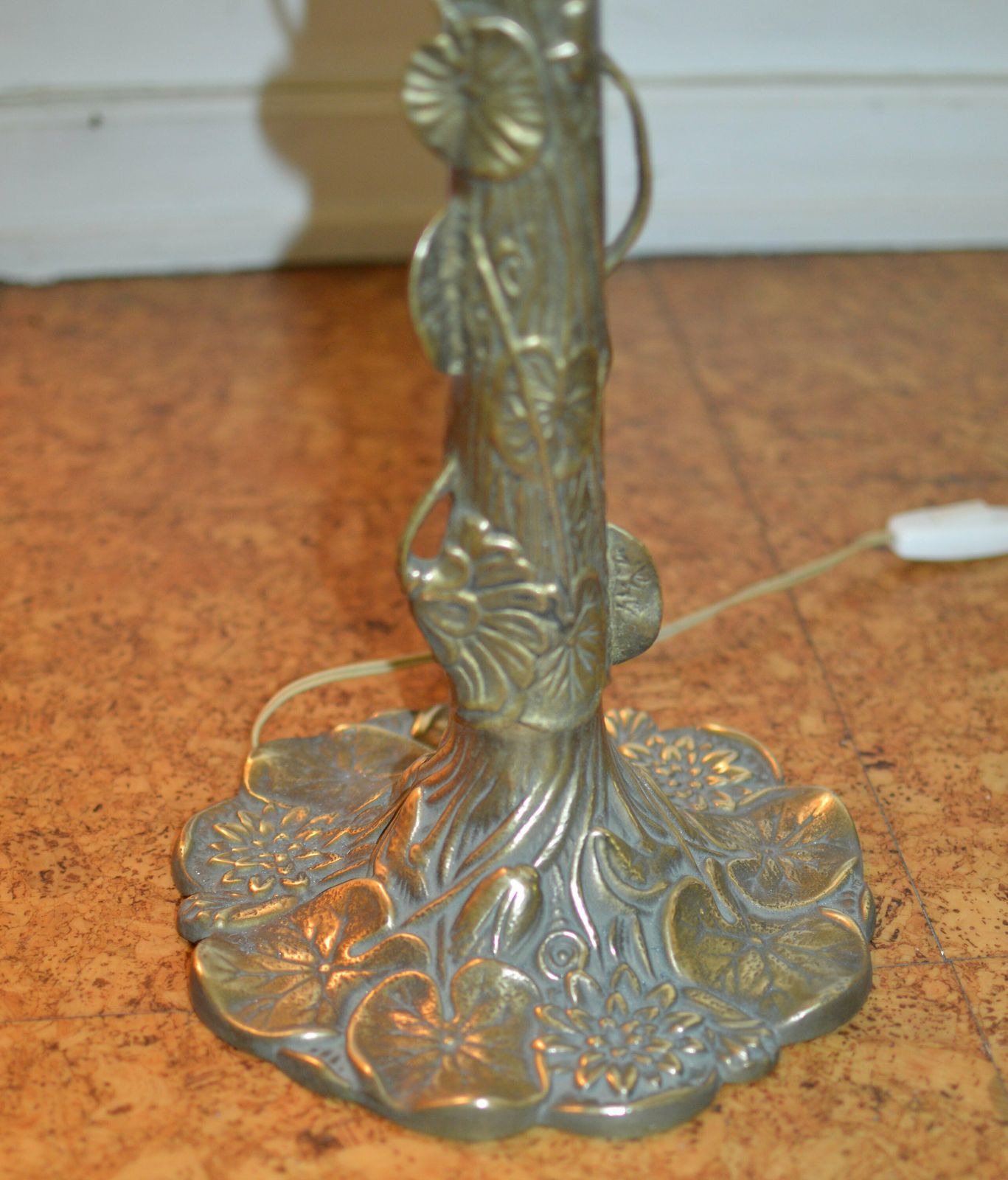 Art Nouveau Table Lamp.. Floor Lamp Lamp Art Nouveau Rare. photo vinterior