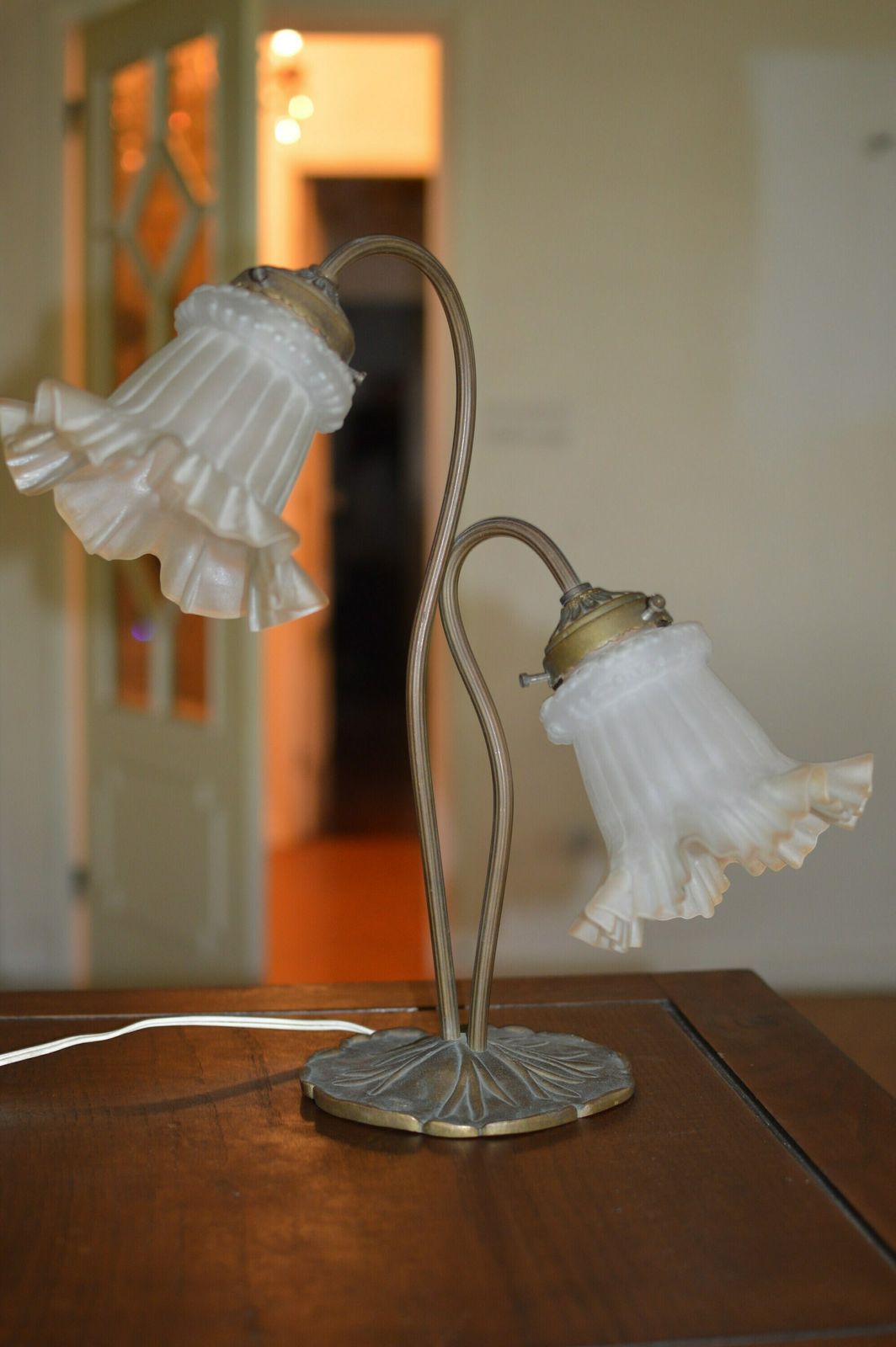 Art Nouveau Table Amp . . Art Deco Lamp photo vintage