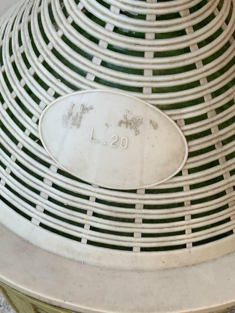 Mid Century Glass Demijohn In Plastic Basket photo 304.0