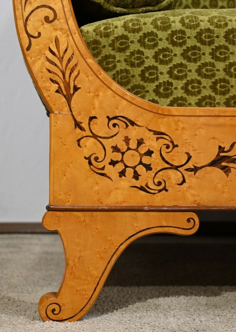 Maple Speckled Daybed, Charles X Period – Early 19th Century photo vinterior