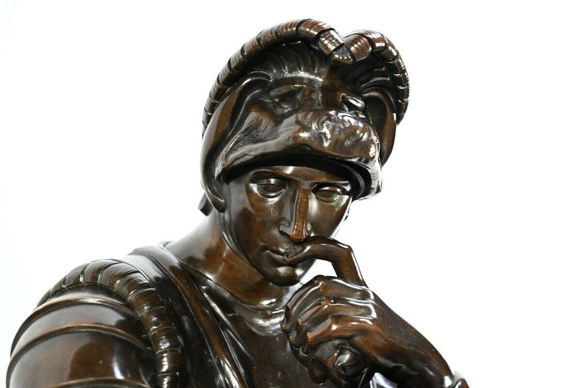 Bronze “Laurent De Medici” After Michelangelo, 19th Century School – Mid 19th Century photo buy