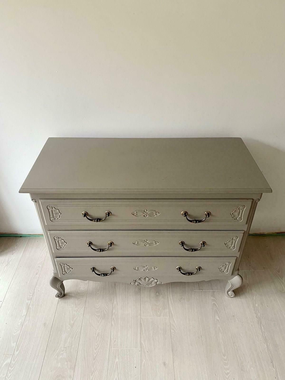 Painted Vintage French Chest Of Drawers photo 395.0